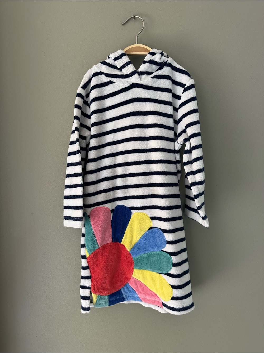 Mini Boden Towelling Hoodie